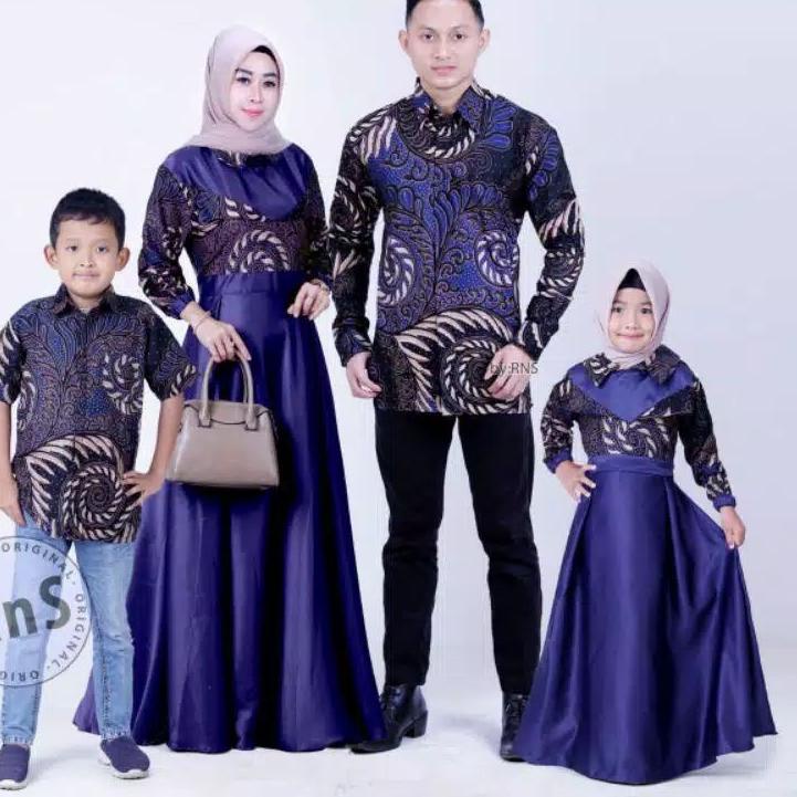 Batik couple keluarga modern set couple batik keluarga gamis jumbo terdi shopee / Baju batik keluarg