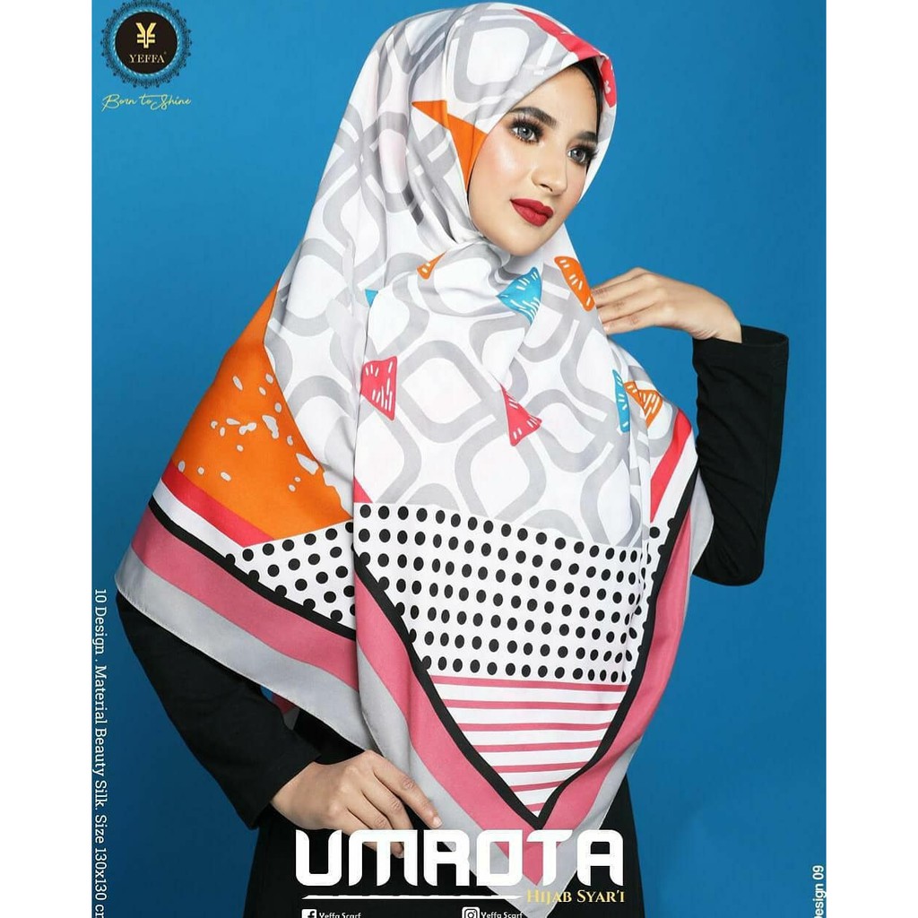 HIJAB SEGIEMPAT SYAR'I UMROTA YEFFA SCARF
