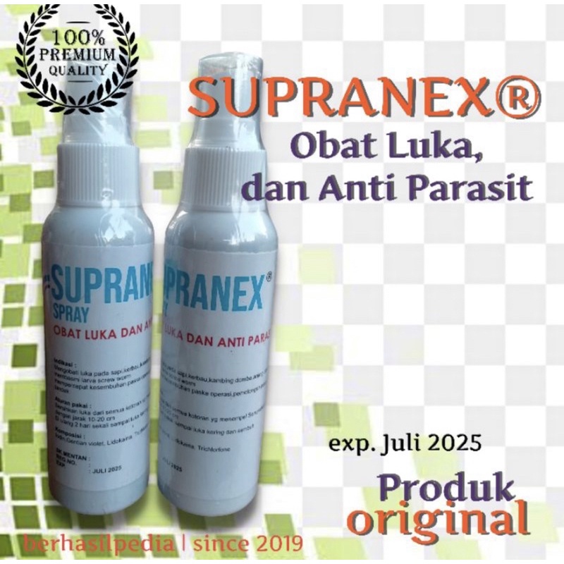 SUPRANEX 120ML SPRAY OBAT LUKA DAN ANTI PARASIT