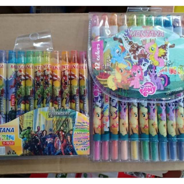 

Crayon Putar 12 Warna Panjang Dan Pendek
