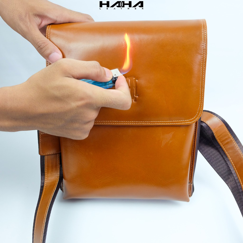 BELLARD Tas Kulit Sapi Slingbag Tas Selempang Tas Pria Laki Tas Tablet - Originale Leather Bag