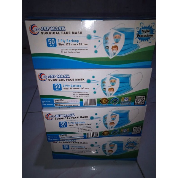 masker medis jsp earloop