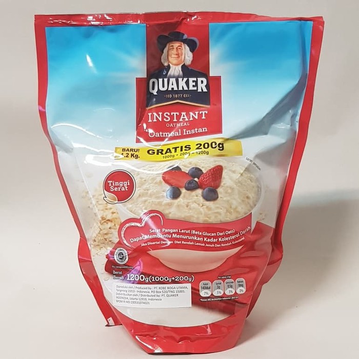 

QUAKER INSTANT OATMEAL 1.2 KG