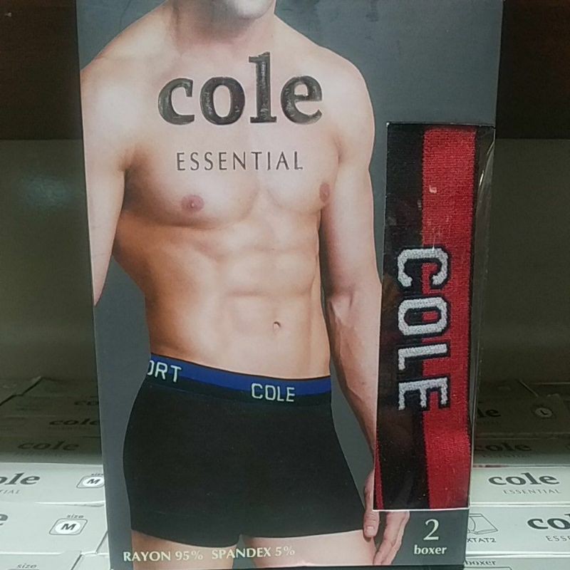 Cole -celana dalam BOXER PRIA KOLEKSI TERBARU Cole-isi 2pcs