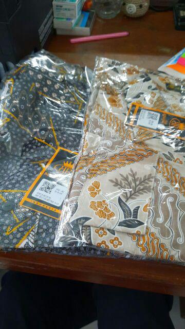 Benang Raja Kemeja Batik Pria Lengan Panjang Ukuran M L Xl