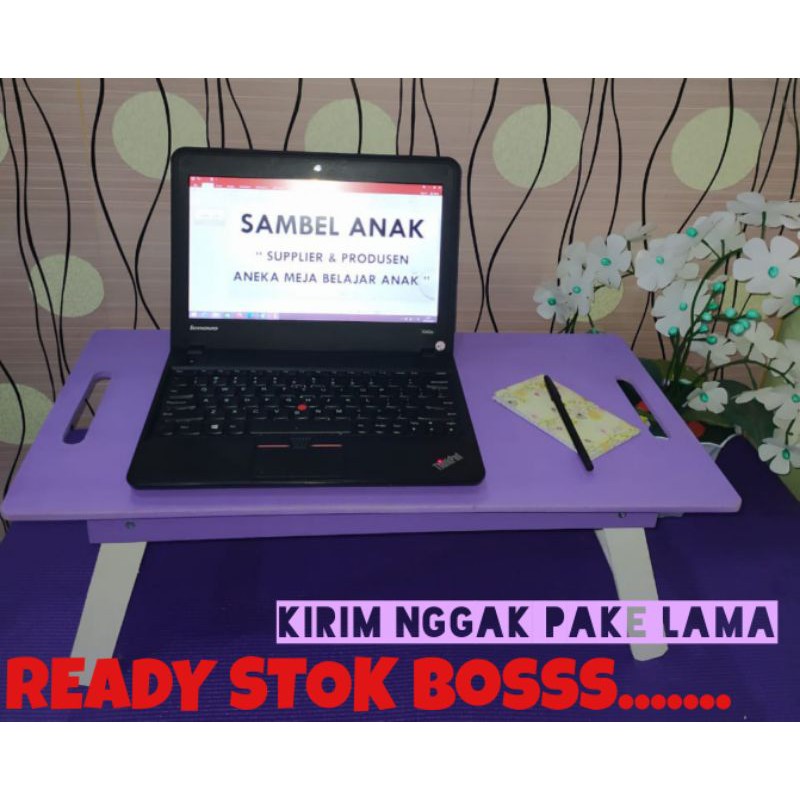 

Meja laptop lipat lesehan mengaji polos warna 6030 dewasa portable murah