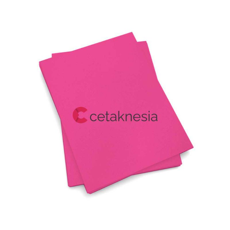 

Kertas Karton Jasmine Pink Tua Isi 500 lbr Uk.A4/F4 Murah Premium