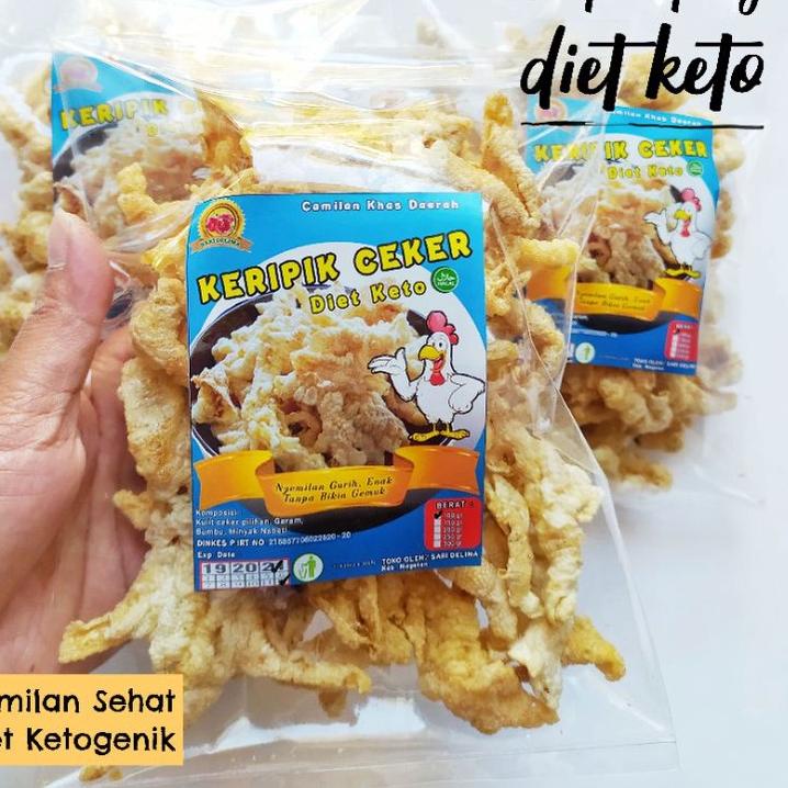 

Quality Control✅KERIPIK CEKER AYAM CAKAR 100Gr CEMILAN DIET Original Tanpa Tepung Tulang SPESIAL Ketogenic Demb|KD6