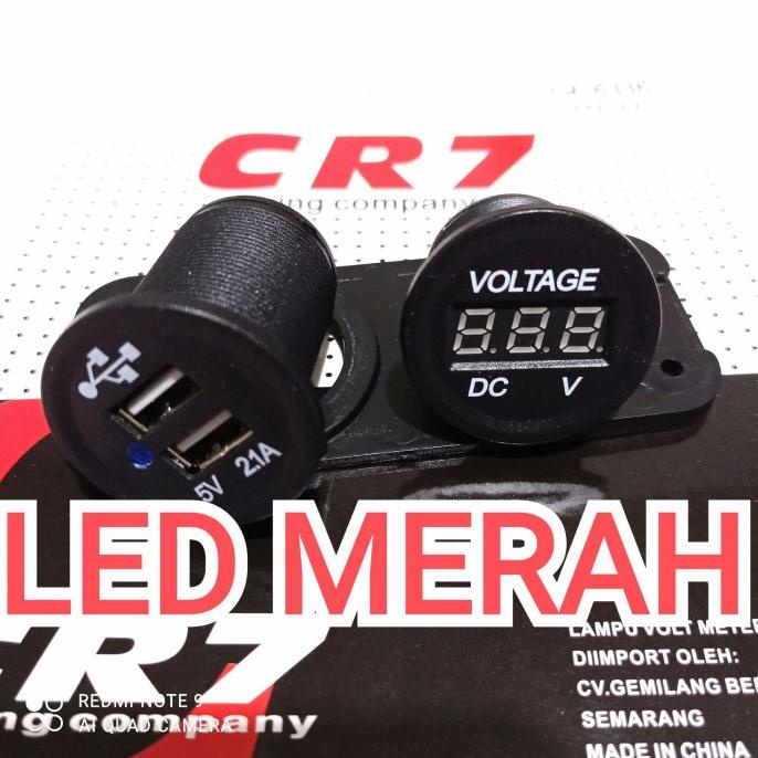 Voltmeter motor aki tanam plus usb ironh08 Diminati Banget