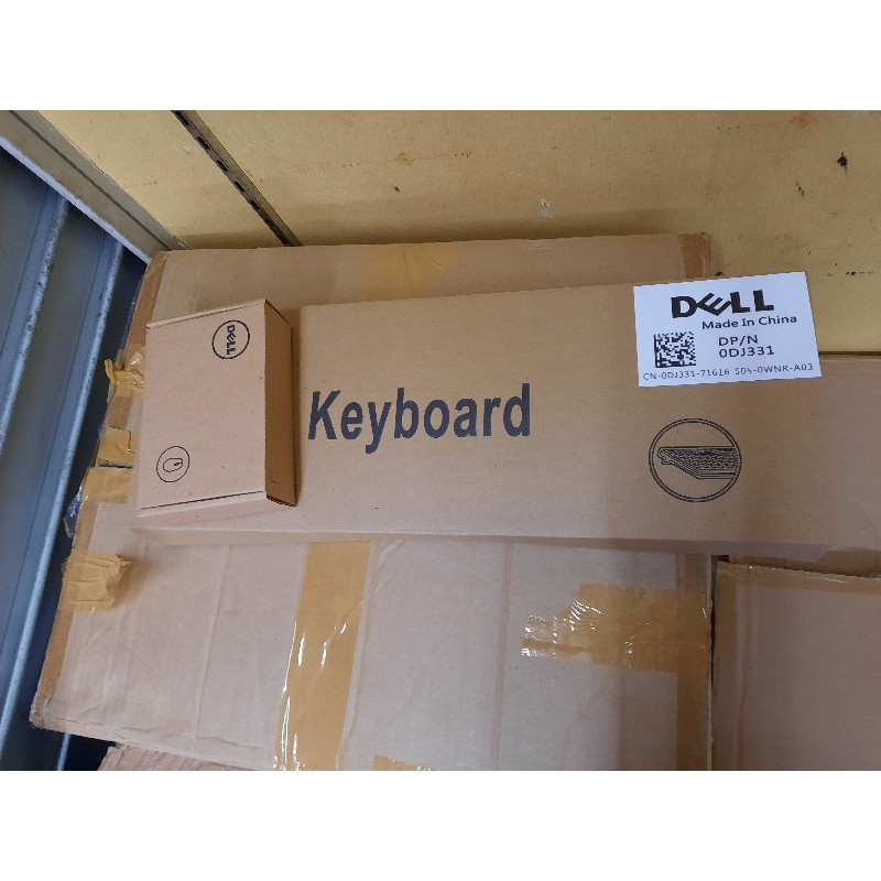 Paket KEYBOARD MOUSE DELL Kabel USB new