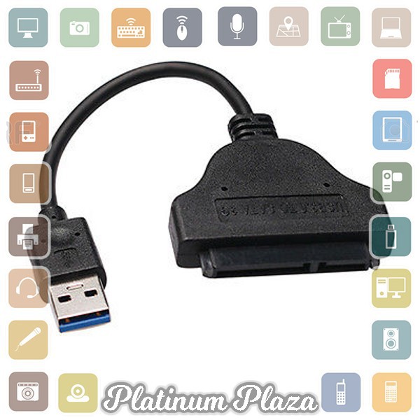 SATA to USB 3.0 HDD / SSD Adapter - Black`69E7TW-