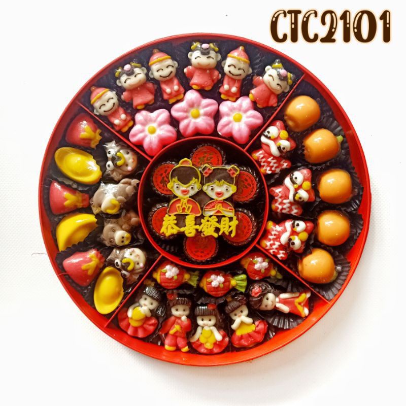 

Cokelat CTC karakter imlek chinesee new year 2022 shio macan hampers