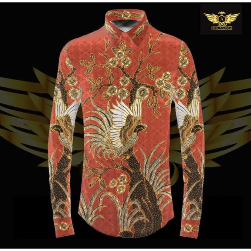 Kain Kemeja Batik Tulis Pria Wanita Lengan Pendek Panjang 12