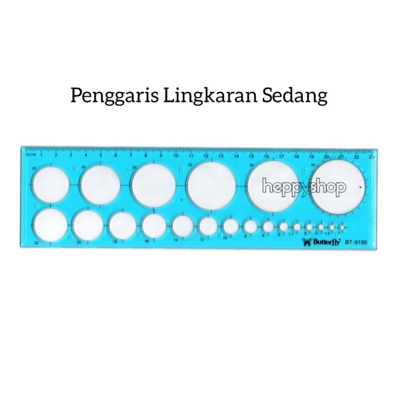 

Penggaris Lingkaran Sedang BT-9150