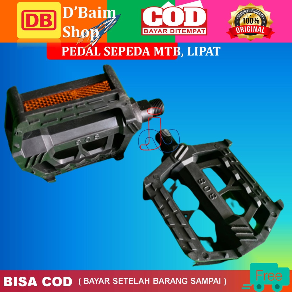 Pedal Sepeda As Besar Odessy Pedal Sepeda BMX Gunung