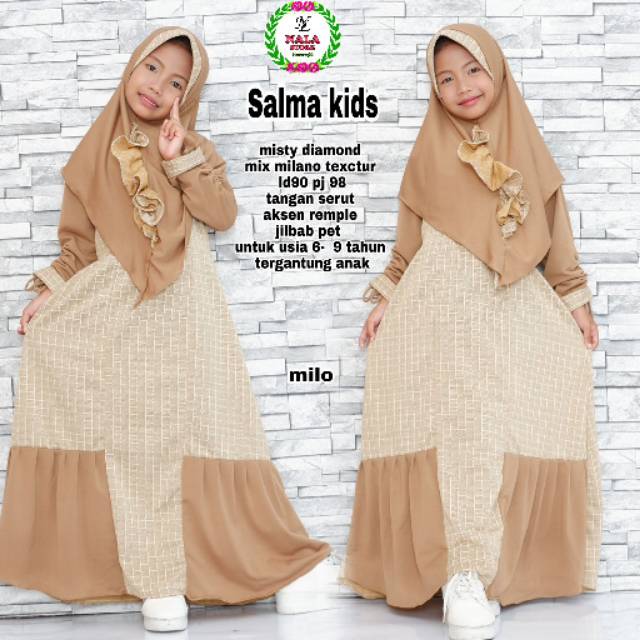 SALMA KIDS SET TERMURAH//KIDS DRESS MURAH//BESTSELLER