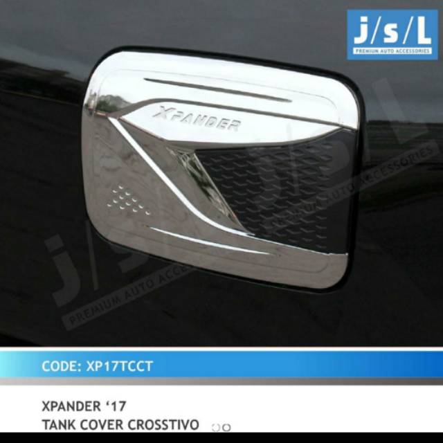 Tank cover/ tutup tangki mobil Xpander crosstivo chrome jsl