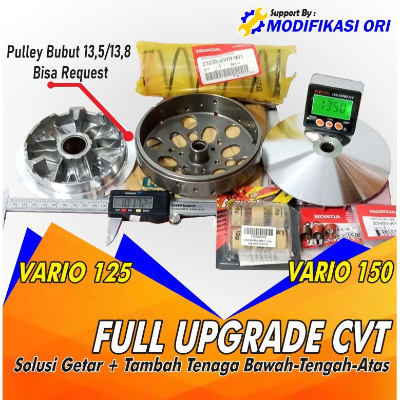 PAKET CVT VARIO 125 Paket Komplit Full Spek Upgrade CVT 