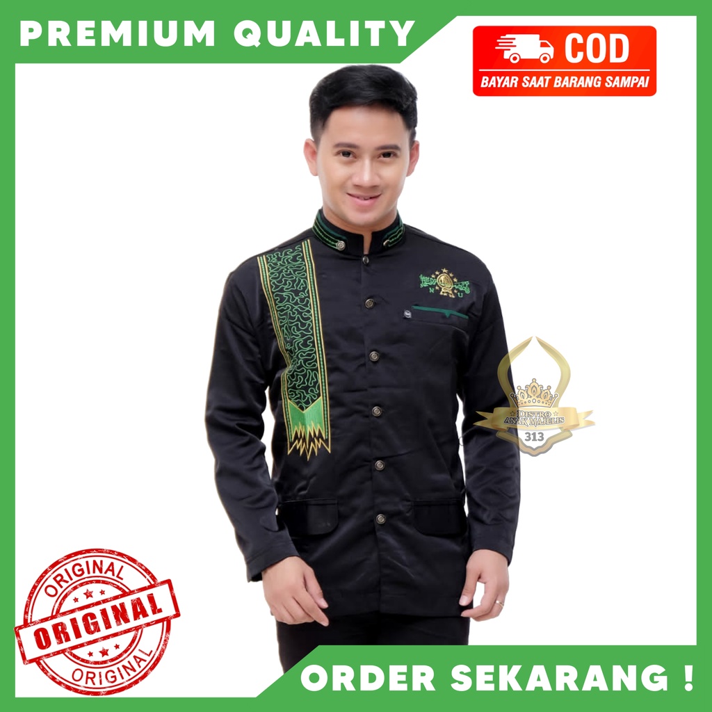 Jas Koko Pria Dewasa / Koko NU / Baju Koko NU/ Jas Hitam Pria / Jas Koko / Jas Koko Pria / Jasko NU 