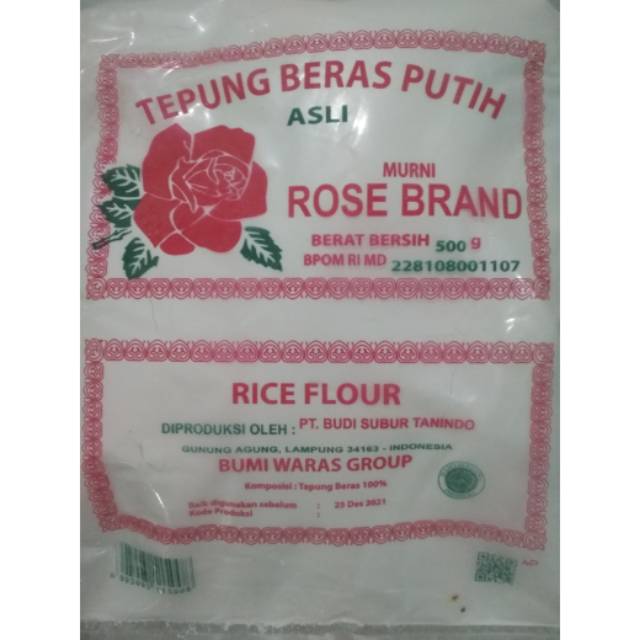 

Tepung beras rose brand