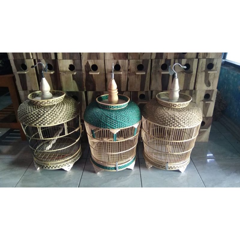 Sangkar Burung Perkutut Rajut Egel Kandang Perkutut Rotan Tali egel