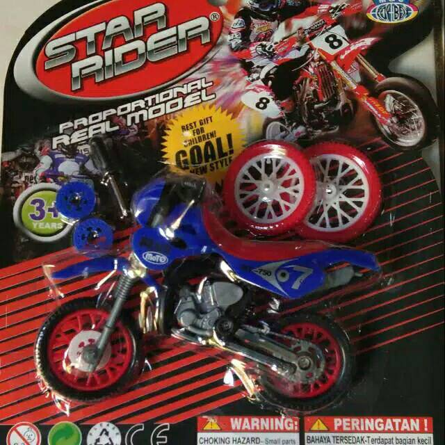 motor mainan trail anak