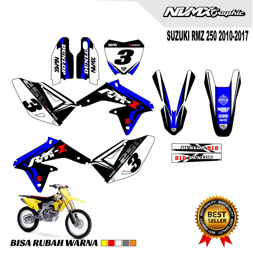 DECAL RMZ 250 FULL BODY CUSTOM DESIGN