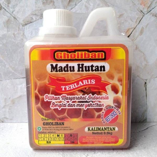 

Madu Gholiban Madu Hutan Kalimantan Gholiban Kemasan 500 gr