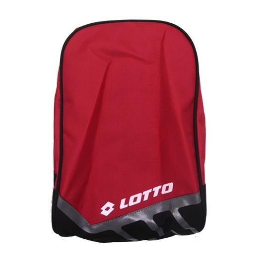 Dijamin Miring harga.. Lotto Energia Shoe Bag Black Solar Red L13150003