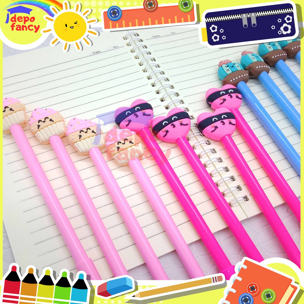 

Gel Pen Fancy Dumei Cake / Pen / Bulpen / Pulpen / Bullpoint