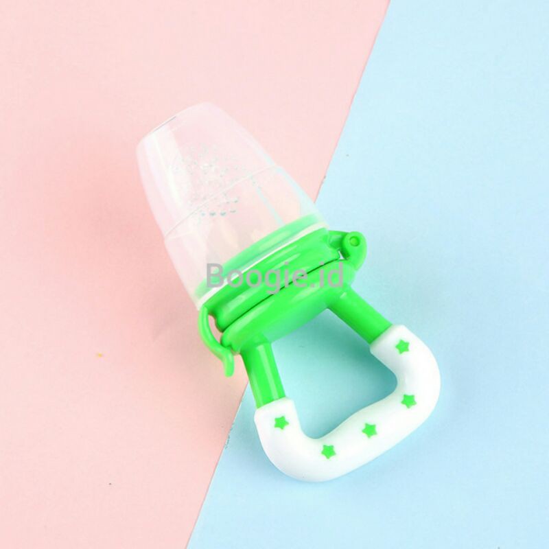 DOT BUAH BAYI EMPENG BUAH GIGITAN BAYI BAHAN FOOD GRADE BPA FREE-Hijau
