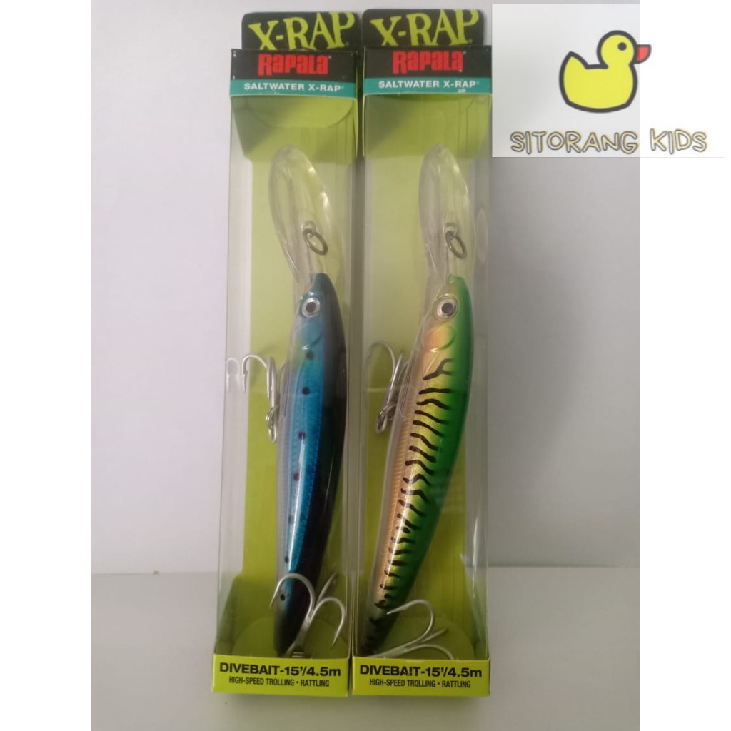 [Promo] Umpan Trolling Minnow Lure  Rapala X-Rap 12cm 33gram High Speed Trolling Rattling