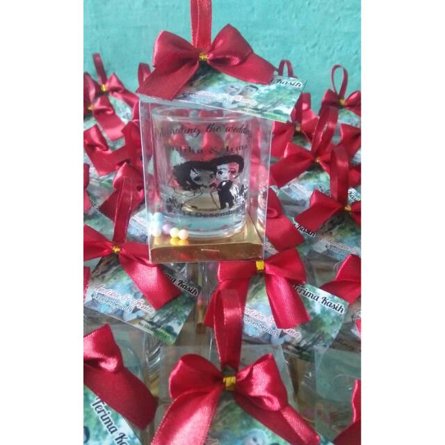 Souvenir gelas sloki