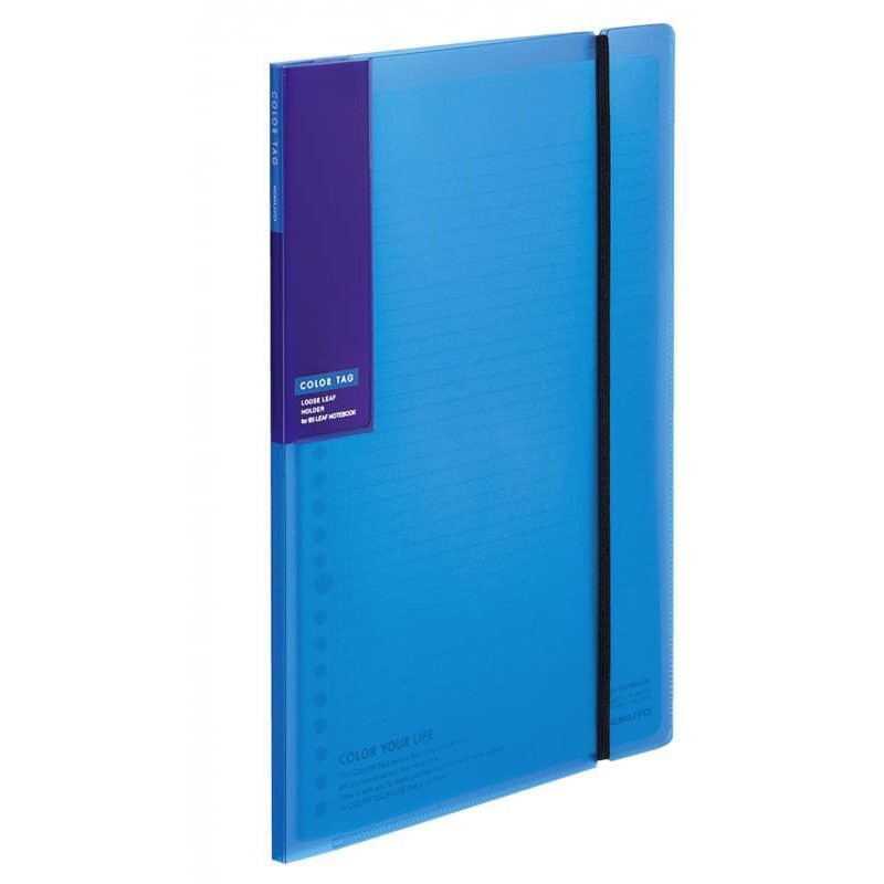 

Kokuyo Loose-leaf Case Color Tag Bi-COLOR B5 - biru
