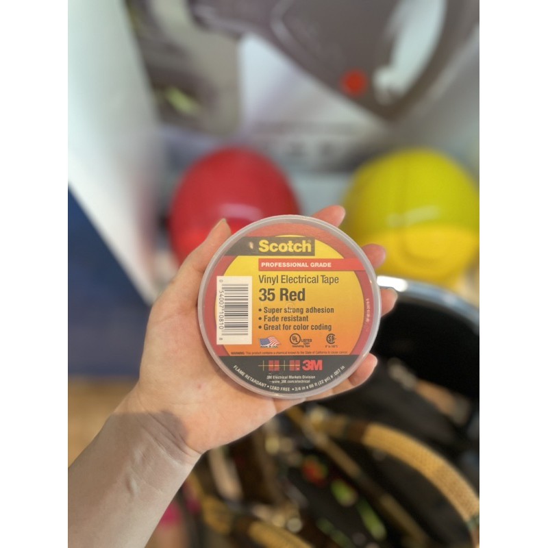 

3M Scotch Vinyl Electrical Tape 35 Red