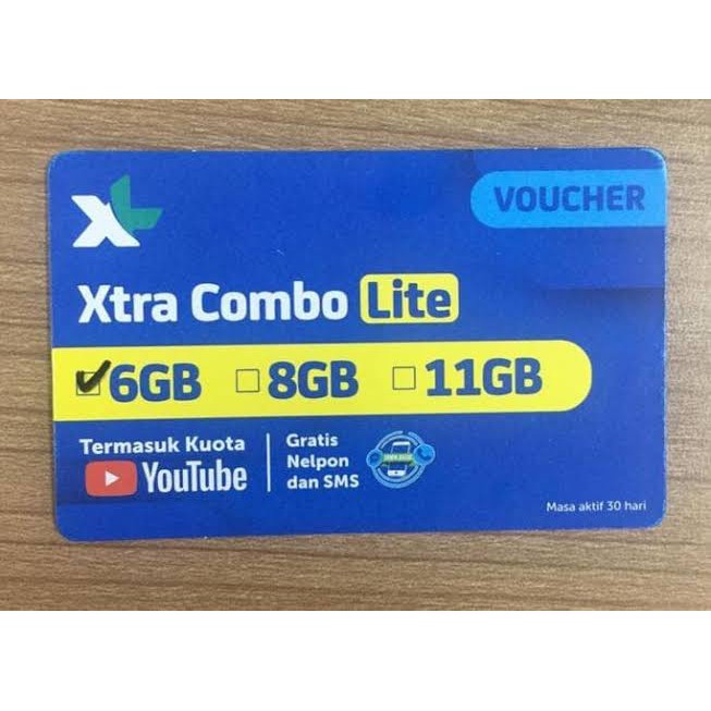 VOUCHER XL XTRA COMBO LITE 6GB