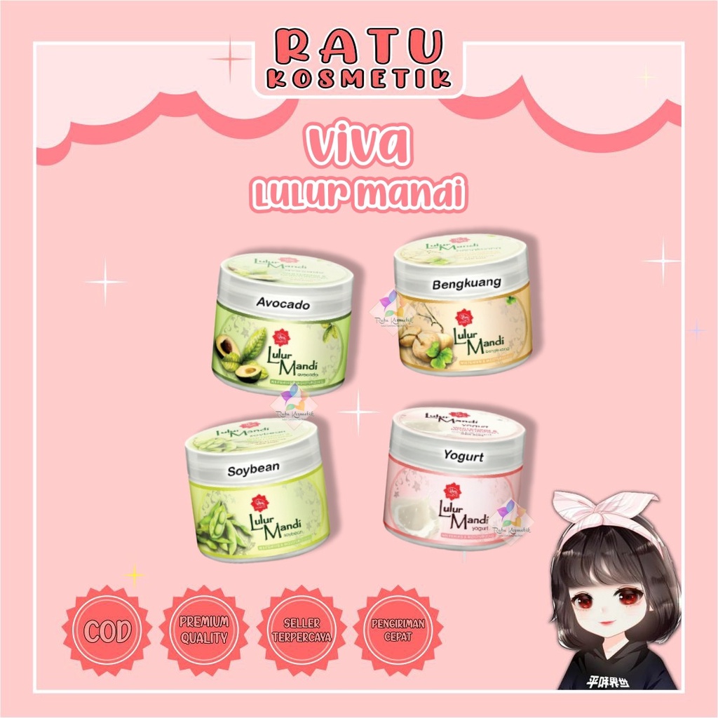 ❤ RATU ❤ Viva Lulur Mandi Bengkuang Soybean Avocado Yogurt (✔️BPOM)