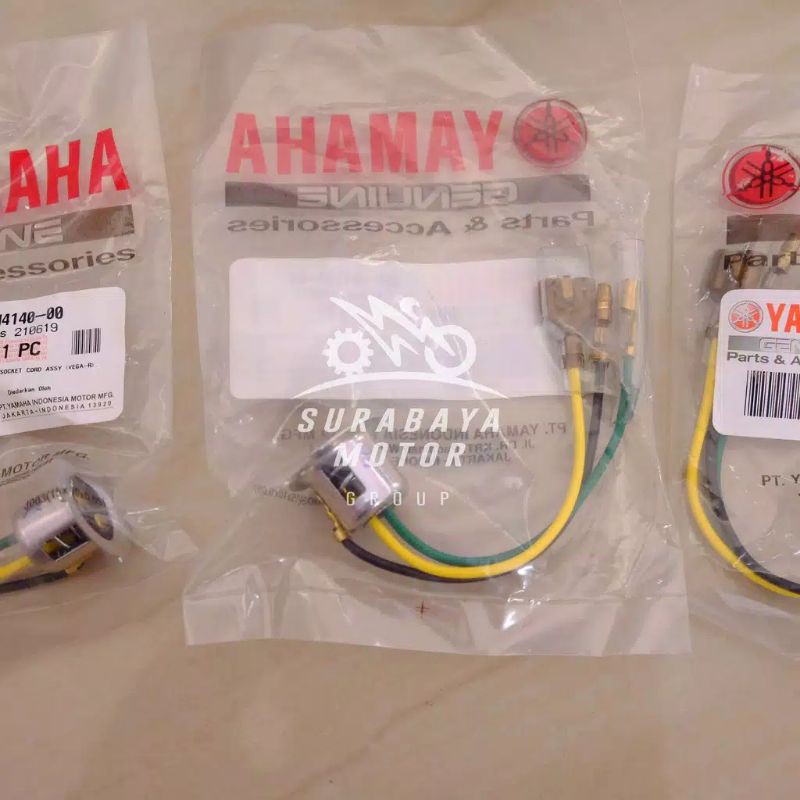 Soket Fitting Lampu Depan Sepeda Motor UNIVERSAL Yamaha 5ER