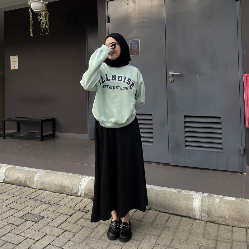 SWEATER KOREA - NOISE SWEATER - SWEATER WANITA - ATASAN