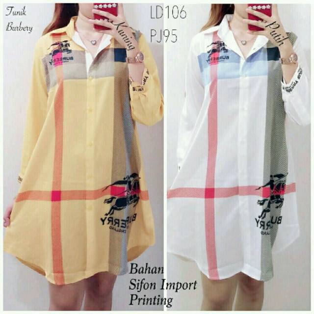 Tunik burberry