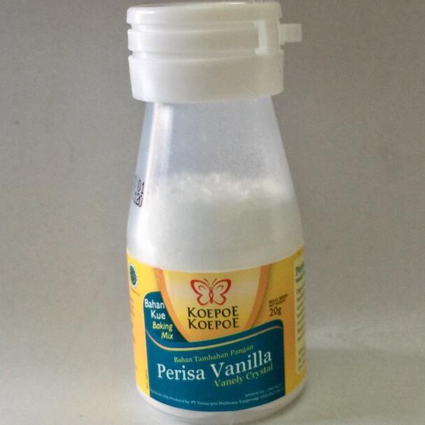 

Perisa Vanilla Vanila Koepoe koepoe Vanili Crystal Kupu Kupu 20 gr