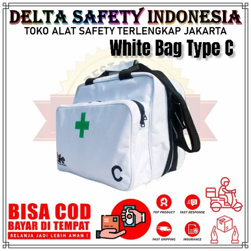 Jual Tas/Bag P3K - 4Life White Bag Type C Tas P3K Putih + Isi Lengkap ...