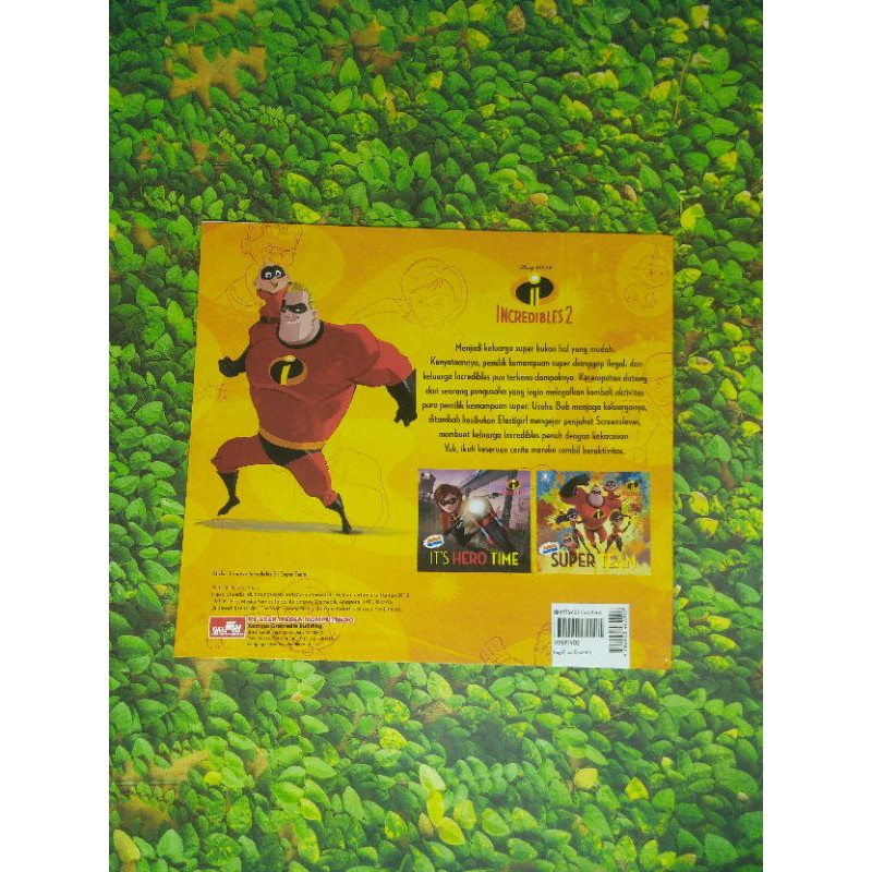 Buku Incredibles 2 - Super Team - Sticker Creative