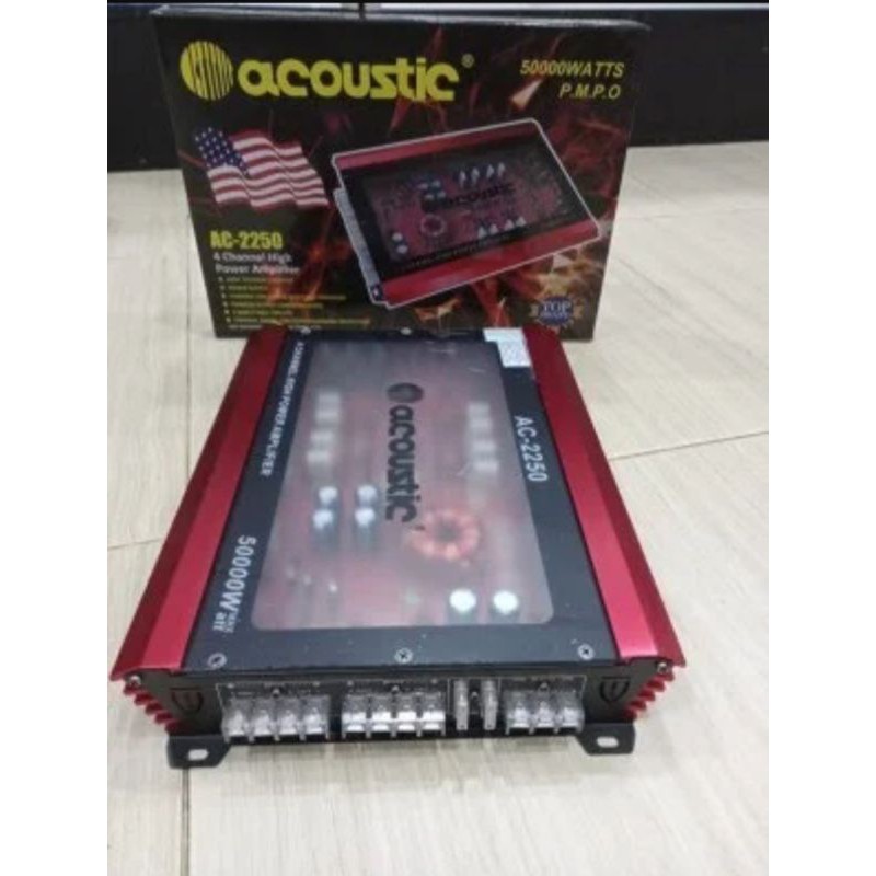 Power mobil ACOUSTIC AC-2250 Mosfet 4 Channel original