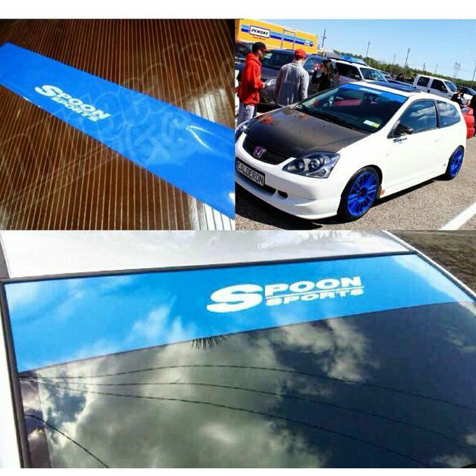 Diskon Sticker Kaca Depan Spoon Sports Terbaru