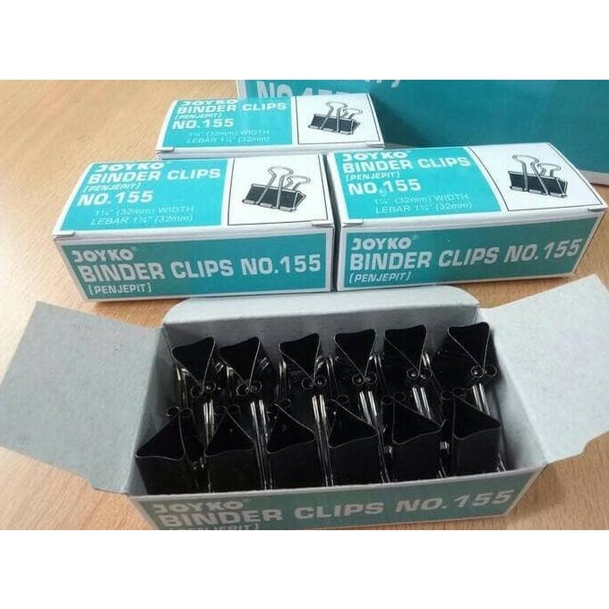 

Office & Stationery | Document Organizer | Binder Clip 155 /Box | Best Seller