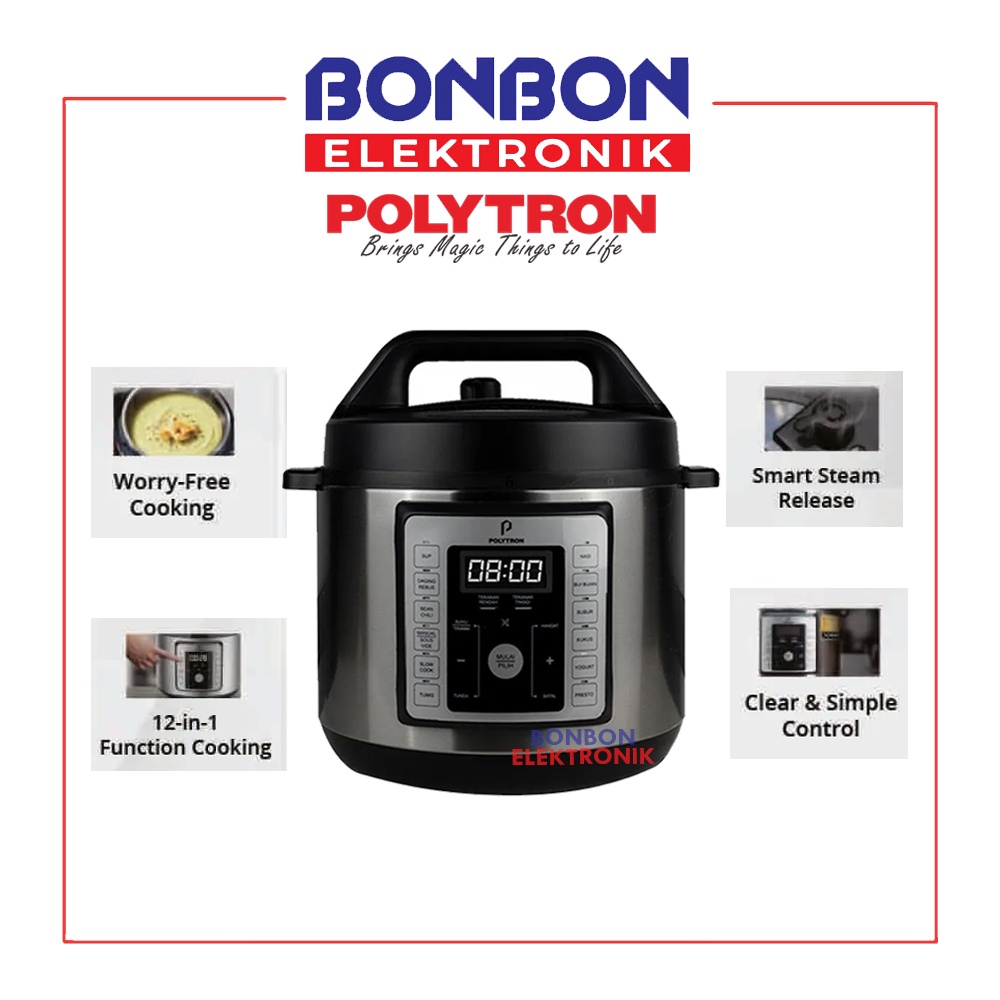 Polytron Smart Multi Cooker TiaraPot Pro PRC 501 / Rice Cooker PRC501 Tiara Pot