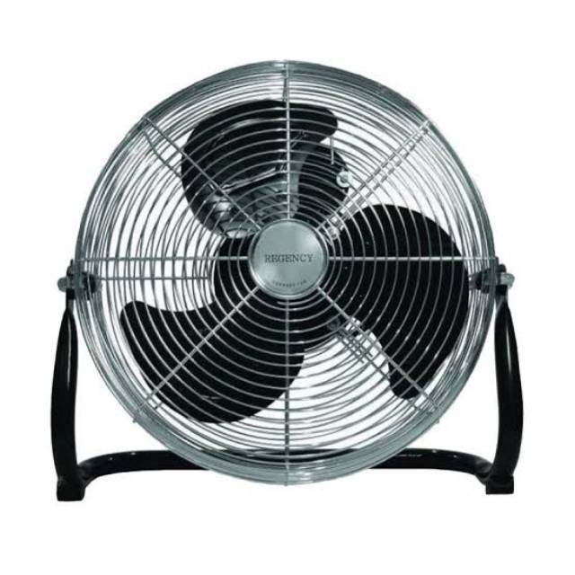 REGENCY Kipas Angin Tornado Deluxe Fan ZDLX 18&quot; - Silver- Hitam