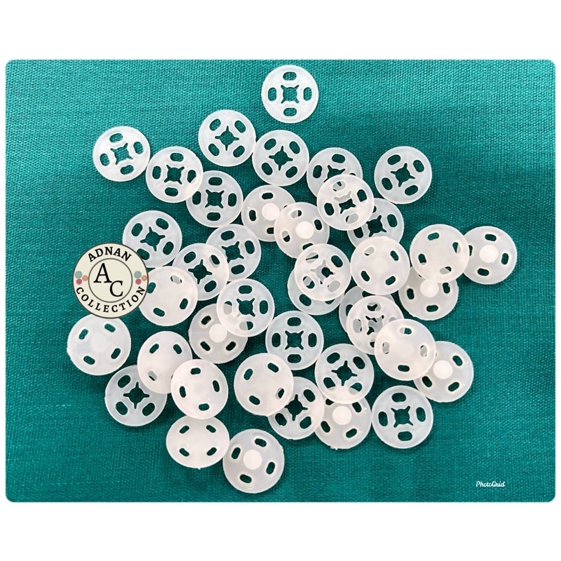 KANCING CETET KAM / KANCING KLEPET KAM 10mm lusinan