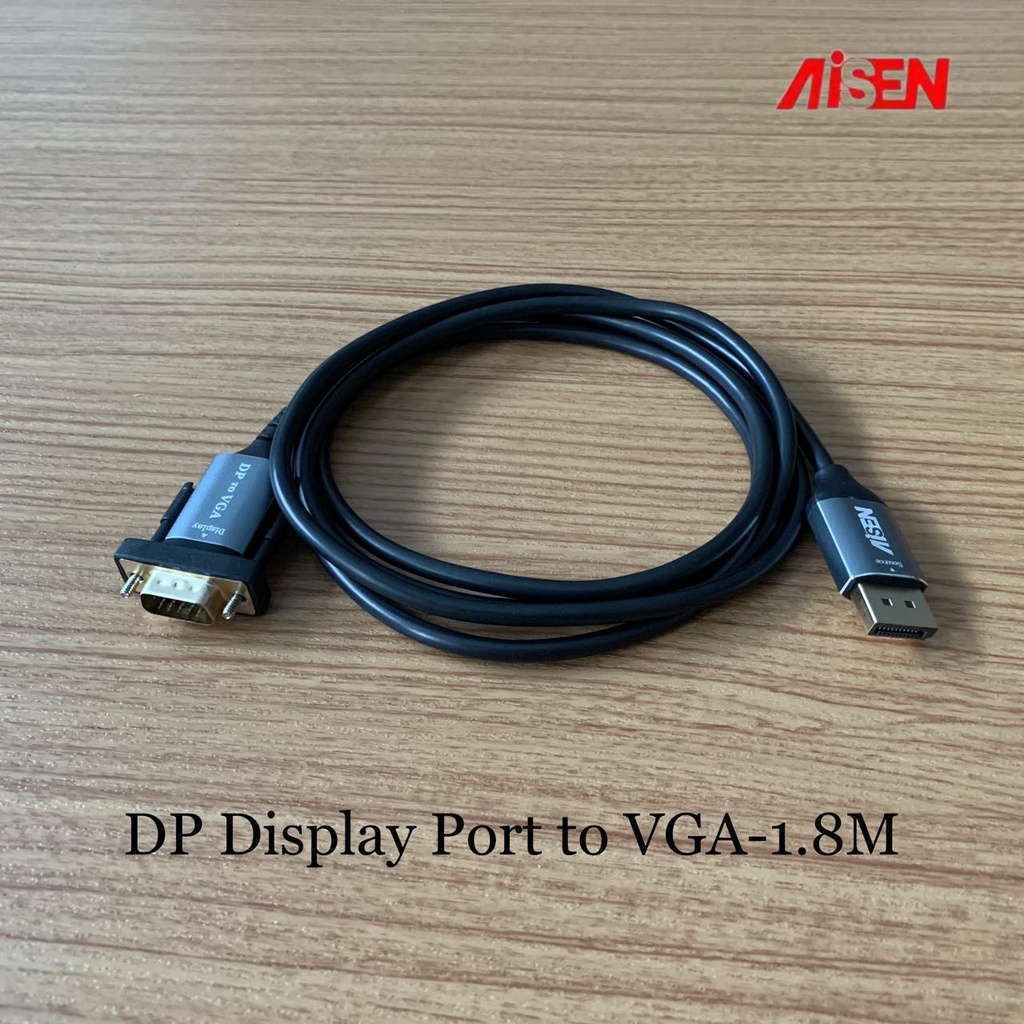 DP DisplayPort TO VGA-1.8Meter AISEN# DP TO VGA-1.8M AISEN